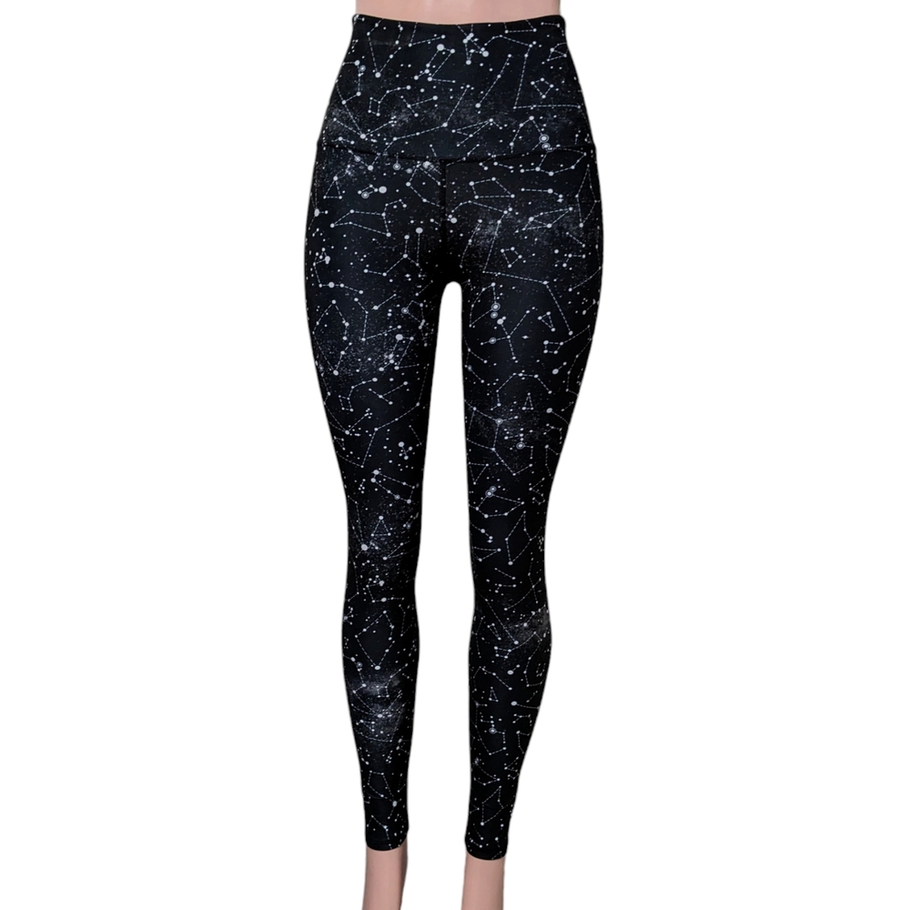 YOGA DEMOCRACY Star Dust Printed Yoga Leggings